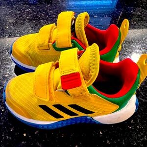ADIDAS DNA X LEGO® TWO-STRAP HOOK-AND-LOOP SHOES